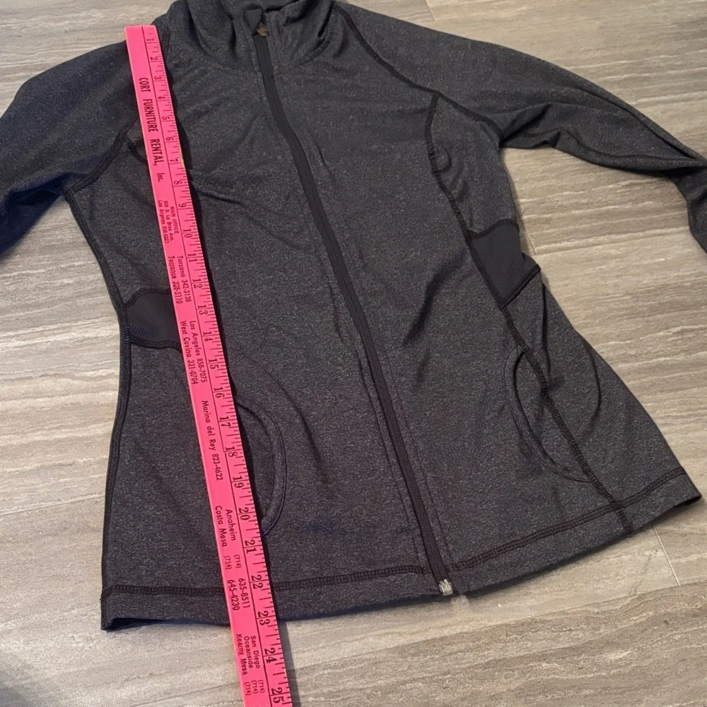 Women's Active Dark Gray Fitness Jacket